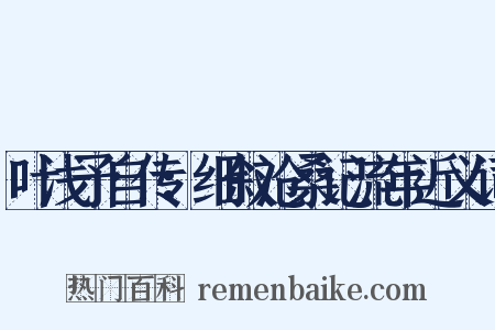 叶浅予自传：细叙沧桑记流年近义词是什么意思的图片